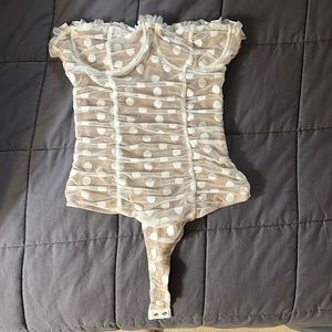 Majorelle Wyn Bodysuit in White